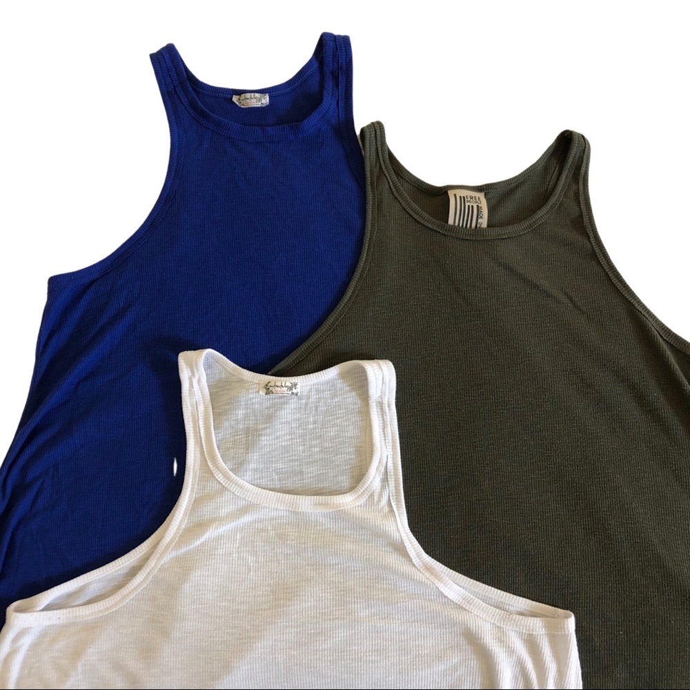 Free People Racerback Ribbed Halter